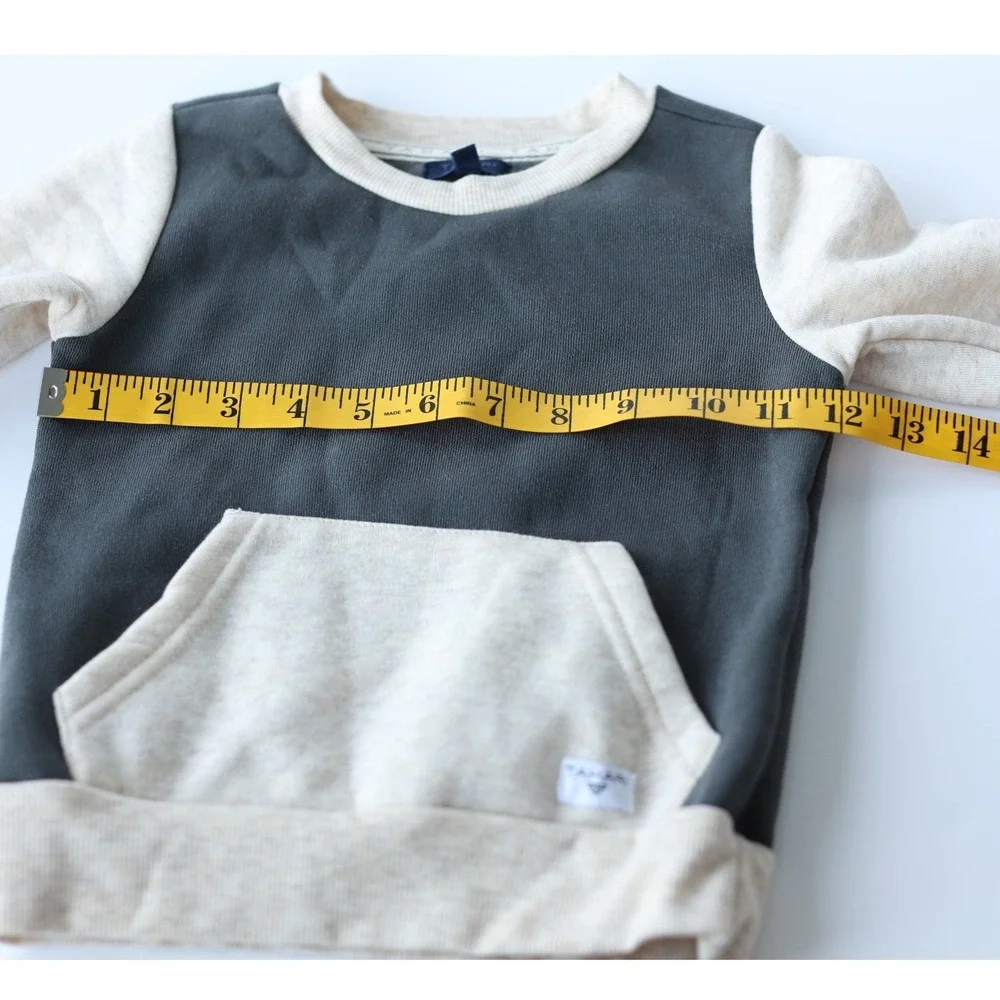 Tahari Boy Colorblock Pullover Sweatshirt 18M‎ NWT